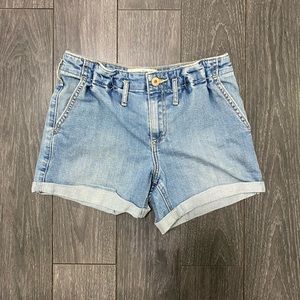 Abercrombie Kids Girls Size 9/10 Midi Short Jean Shorts.